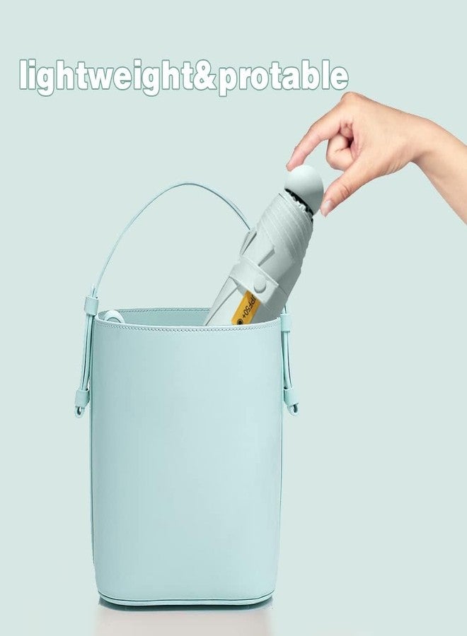 AMBLIC Premium Umbrella Capsule Mini Compact Portable Pocket Size Umbrella with UV Protection Bottle Case Windproof Umbrella for Women & Men, Rain, Travelling, Outdoor Umbrella (Multicolor) - Image 3